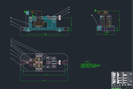 轴支架加工工艺及铣左端面夹具设计CAD+说明缩略图