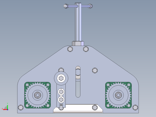 大半径弯管机构3D图纸 Solidworks设计 附工程图缩略图