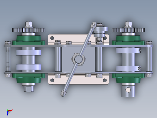 大半径弯管机构3D图纸 Solidworks设计 附工程图缩略图