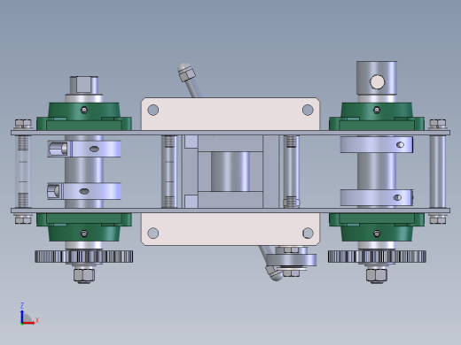 大半径弯管机构3D图纸 Solidworks设计 附工程图缩略图