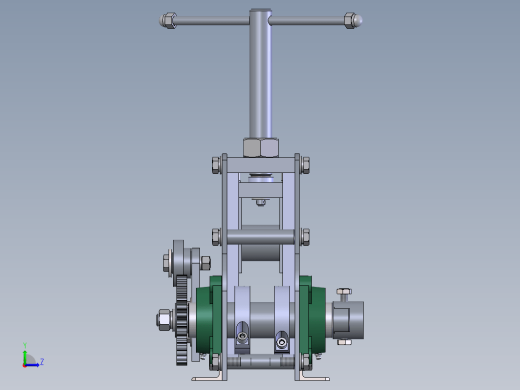 大半径弯管机构3D图纸 Solidworks设计 附工程图缩略图