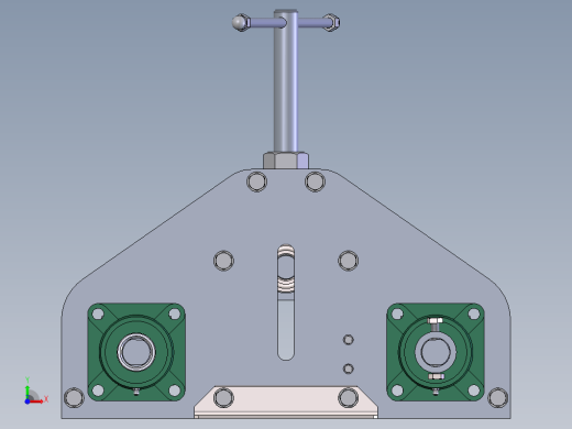 大半径弯管机构3D图纸 Solidworks设计 附工程图缩略图