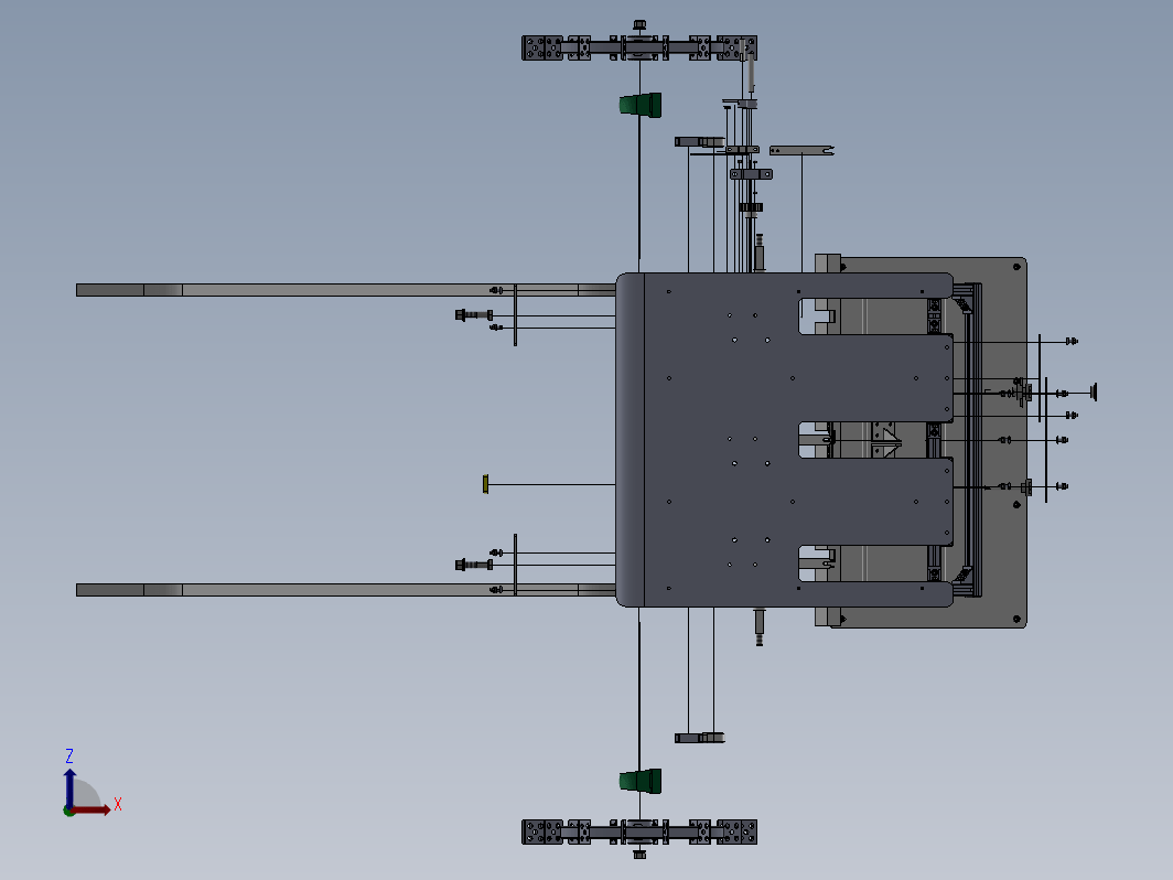 人力手拉插秧机模型文件三维SW2020无参+CAD+说明书