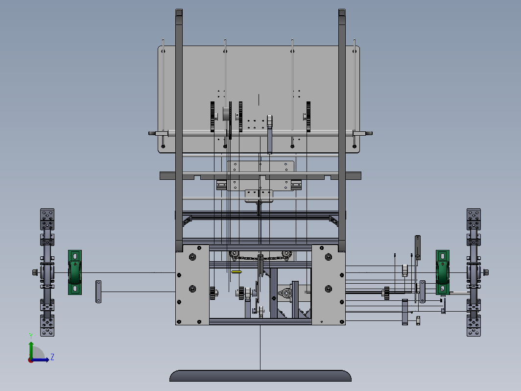 人力手拉插秧机模型文件三维SW2020无参+CAD+说明书