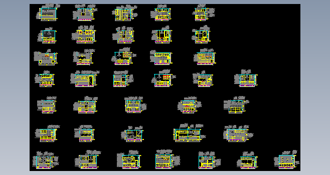 cad厨房素材CAD