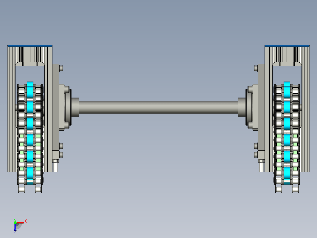 传动链张紧装置 Drive chain tensioning unit