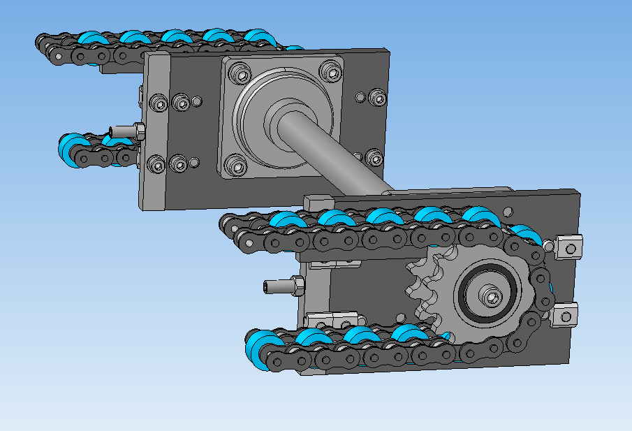 传动链张紧装置 Drive chain tensioning unit