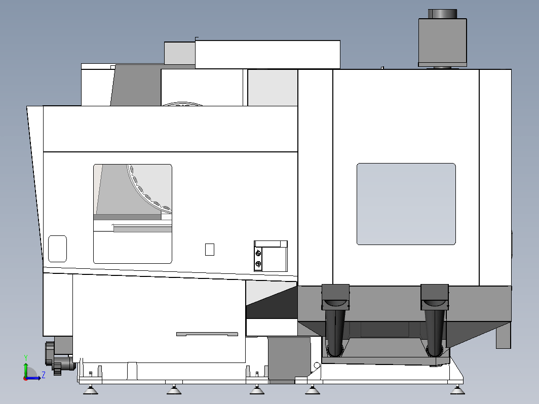 卧式数控加工中心 Haas EC-1600 Series ZT