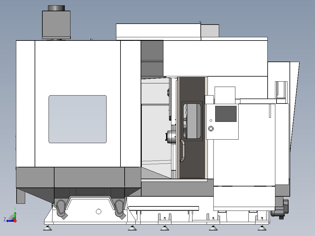 卧式数控加工中心 Haas EC-1600 Series ZT