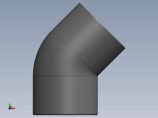 UPVC45°弯头new缩略图