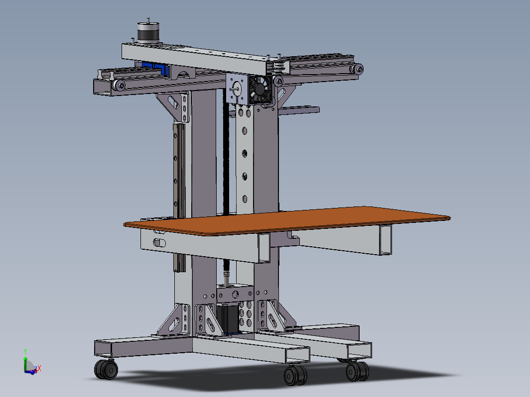 小型3D打印机 XYZ轴滚珠丝杆伺服电机滑轨滑块传动