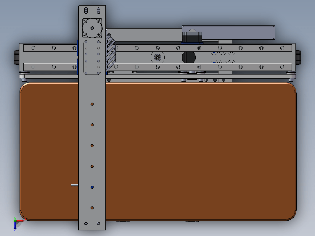 小型3D打印机 XYZ轴滚珠丝杆伺服电机滑轨滑块传动