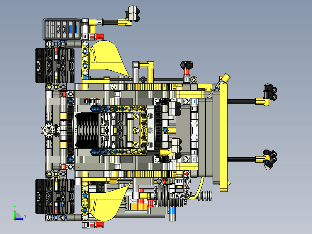 lego 42055 B履带式工程车