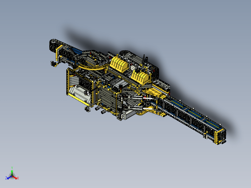 lego 42055 B履带式工程车