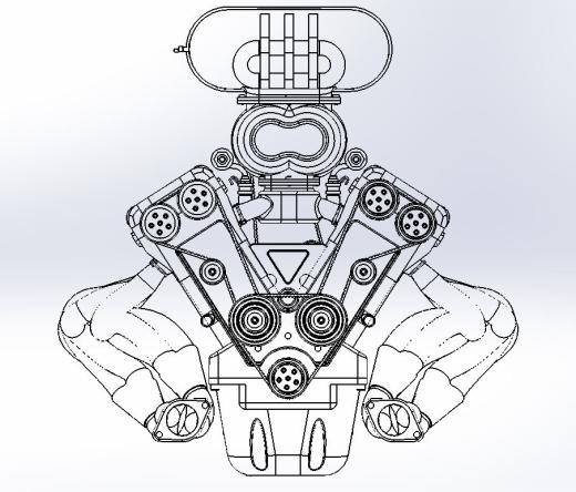 v12发动机模型缩略图