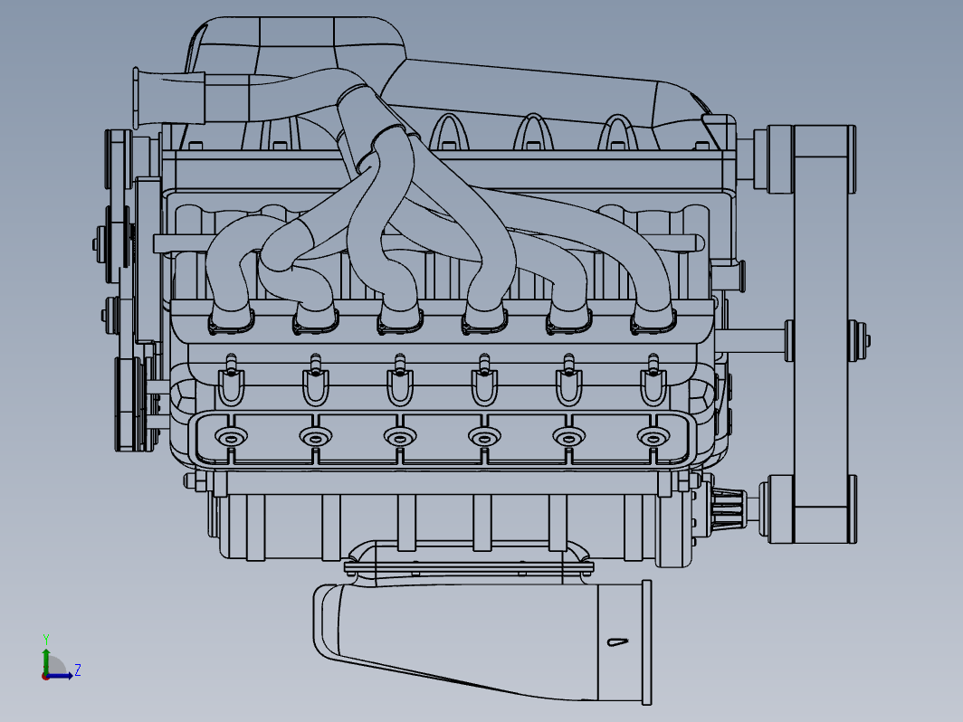 v12发动机模型