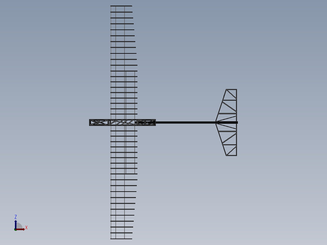 航模飞行结构骨架
