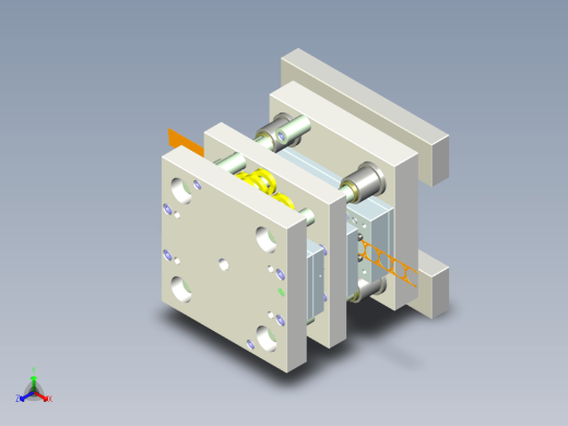 冲压模具 金属垫圈冲压模具 Cutting_die_washer d20 STP缩略图