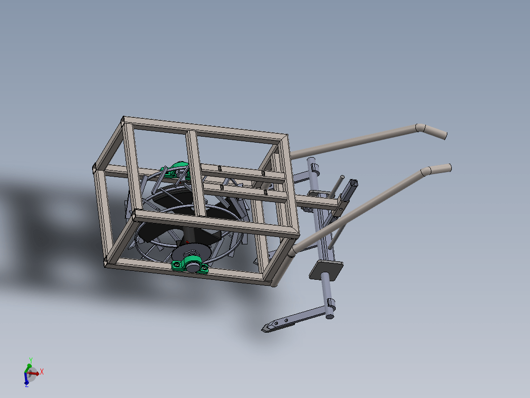 MONO WHEEL HAND TILLER单轮手动耕耘机