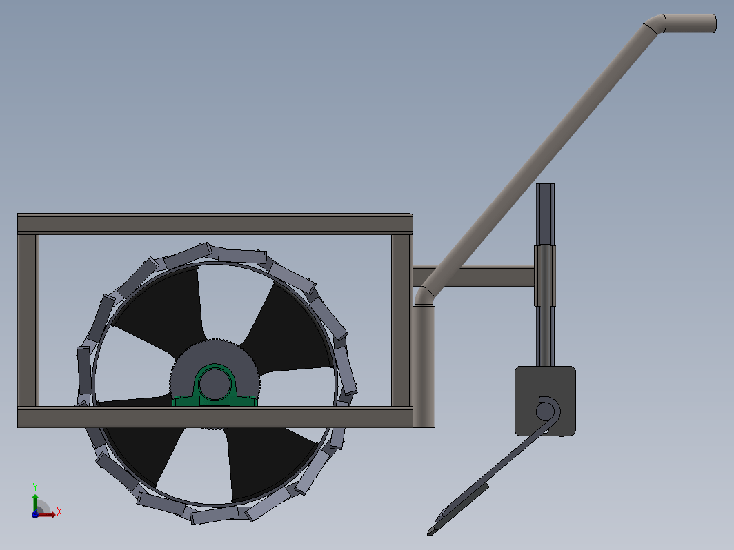 MONO WHEEL HAND TILLER单轮手动耕耘机