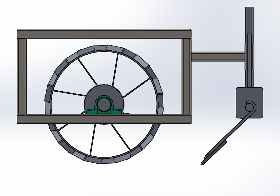 MONO WHEEL HAND TILLER单轮手动耕耘机