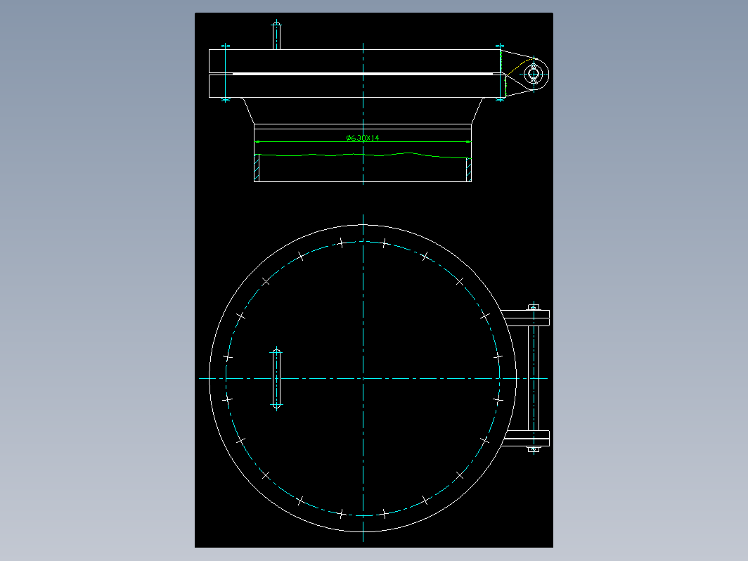 HG21518-95回转盖带颈对焊法兰人孔 A-RF-600-4.0.zip