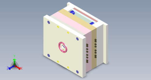 风扇叶片注塑模具设计三维UG8.0无参+CAD+说明书缩略图