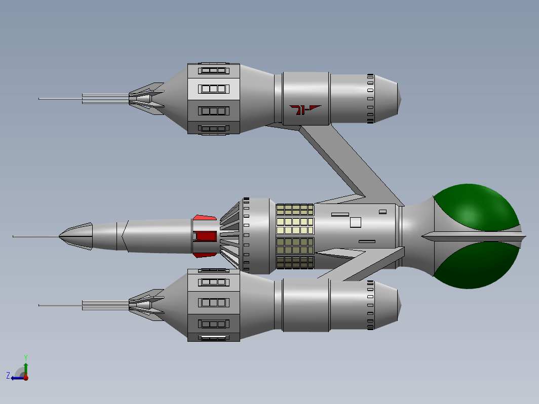 The Liberator科幻飞行器