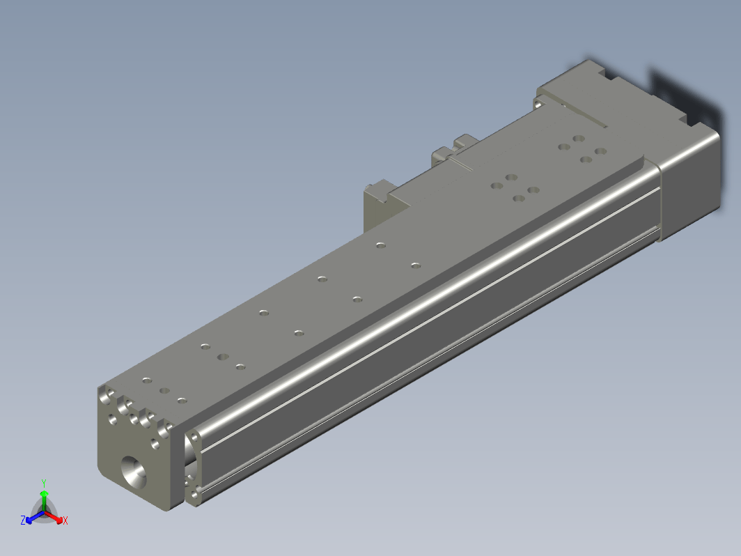 C25-200-1210-P-T100W-L紧凑型电动缸 导轨导向推杆 缸径25mm