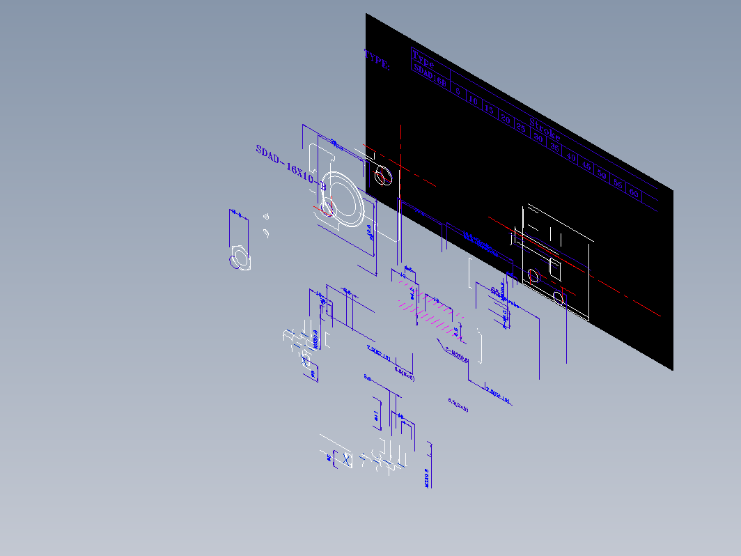 SDA气缸 83-SDAD-16-BZW