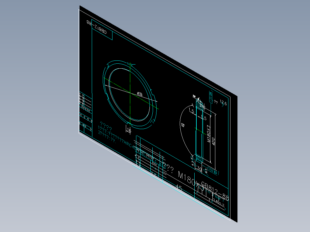 M180X3圆螺母