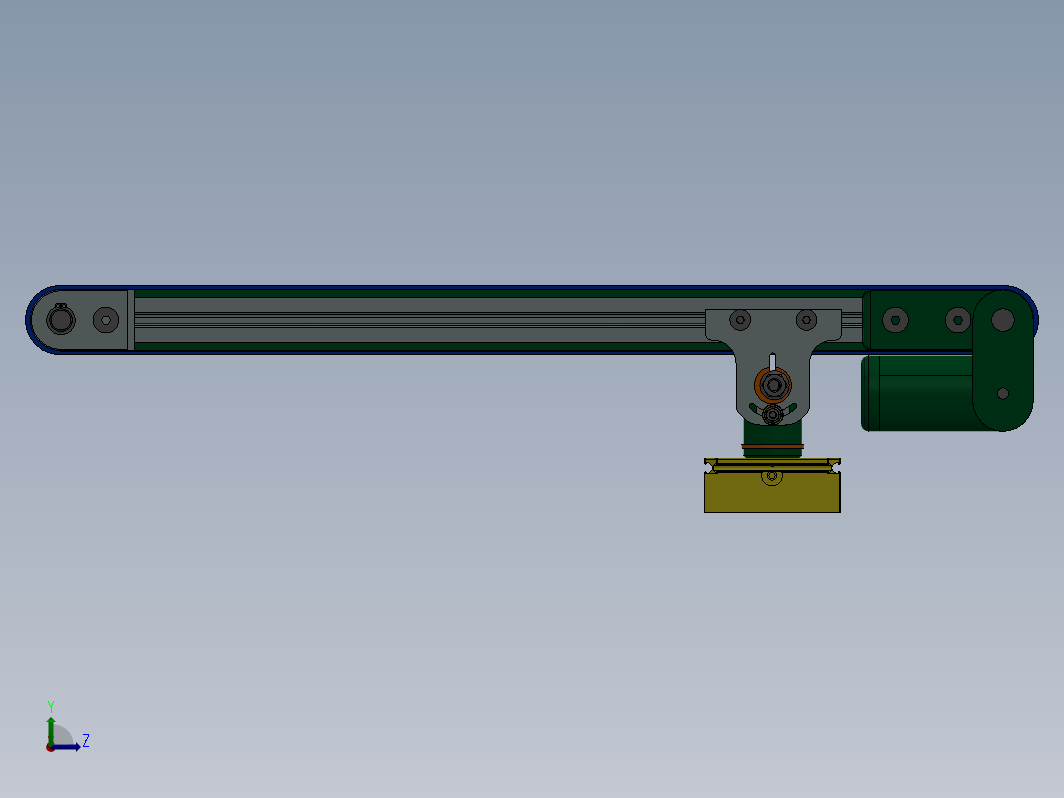 标准输送机3D模型