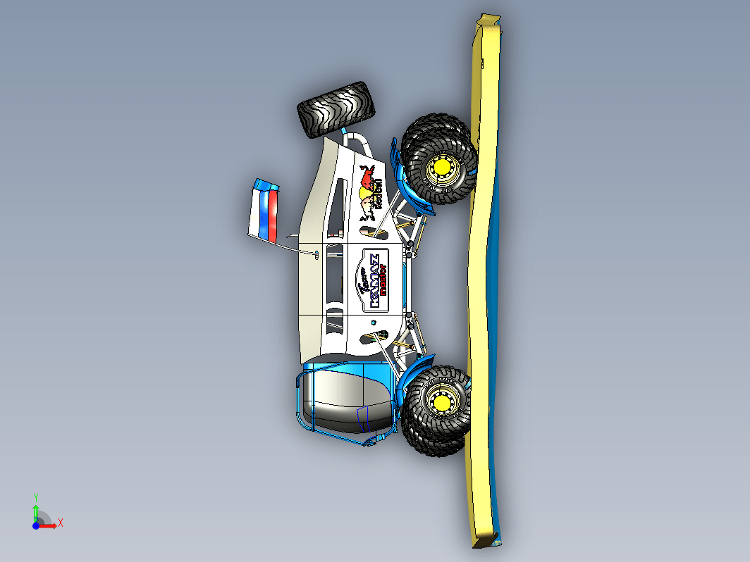 爬坡拉力赛车