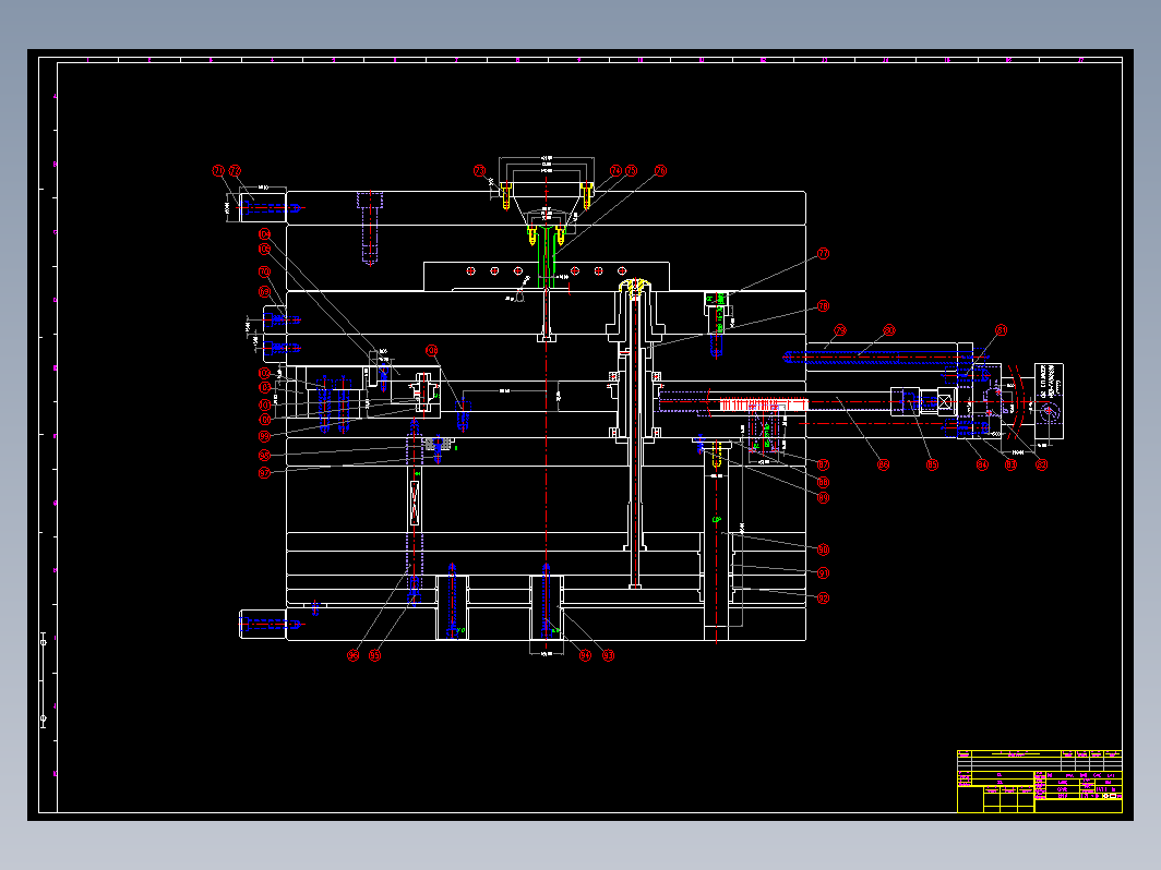 齿轮斜抽-asm-b