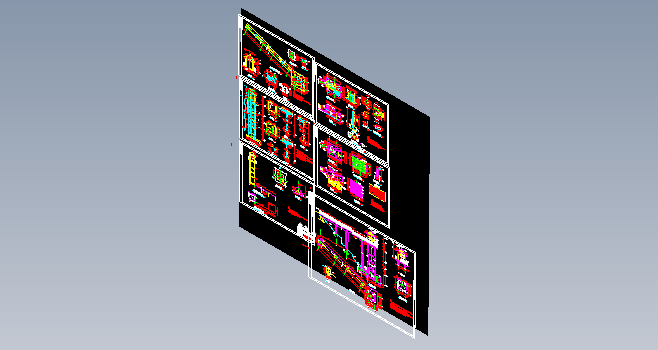 放水塔的除险加固的施工图