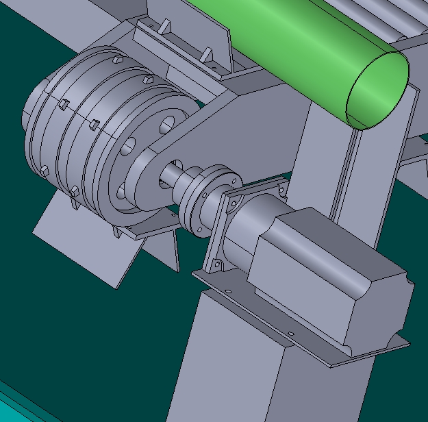 6米长焊管的自动传送线