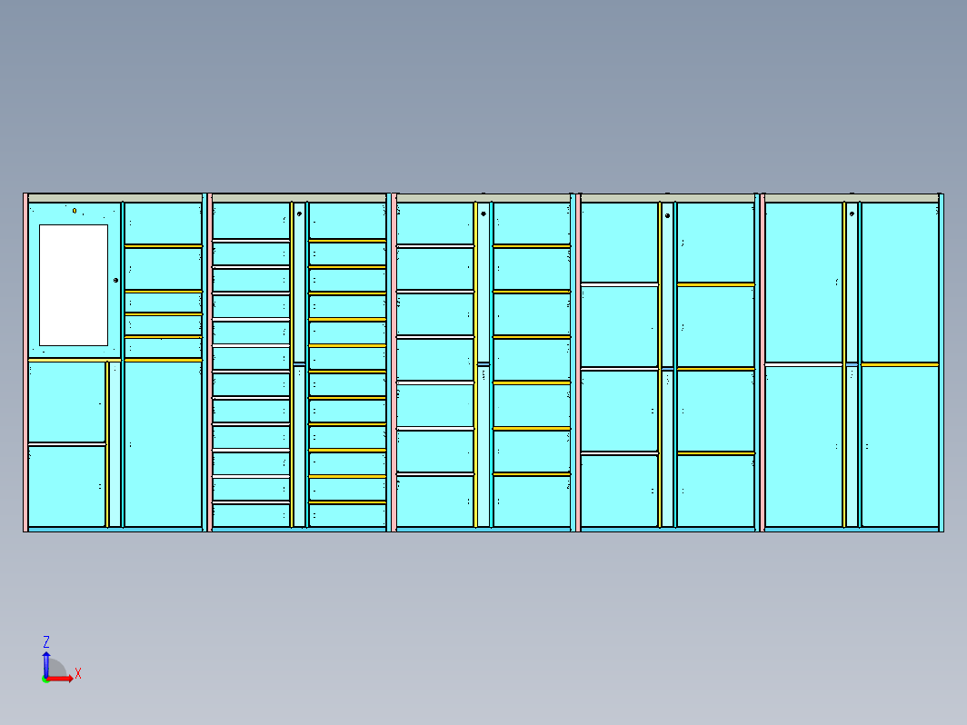 共享储物柜设计模型