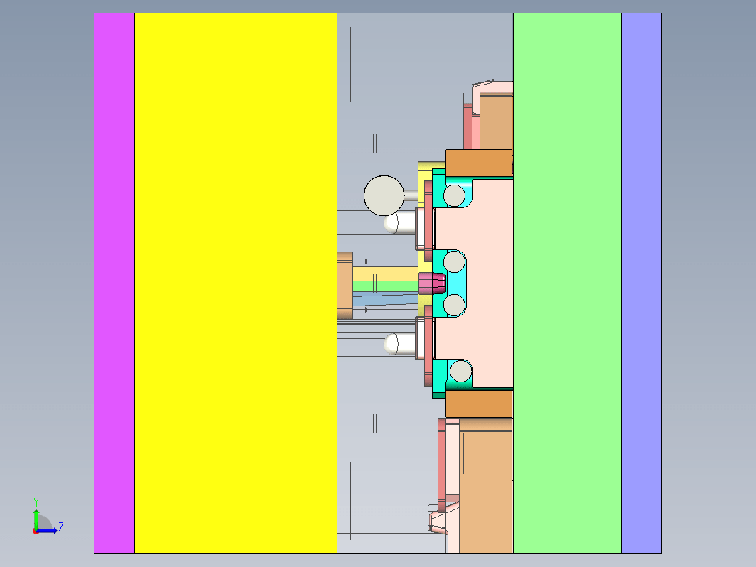 【18】头戴式耳机U形头箍模具3D图