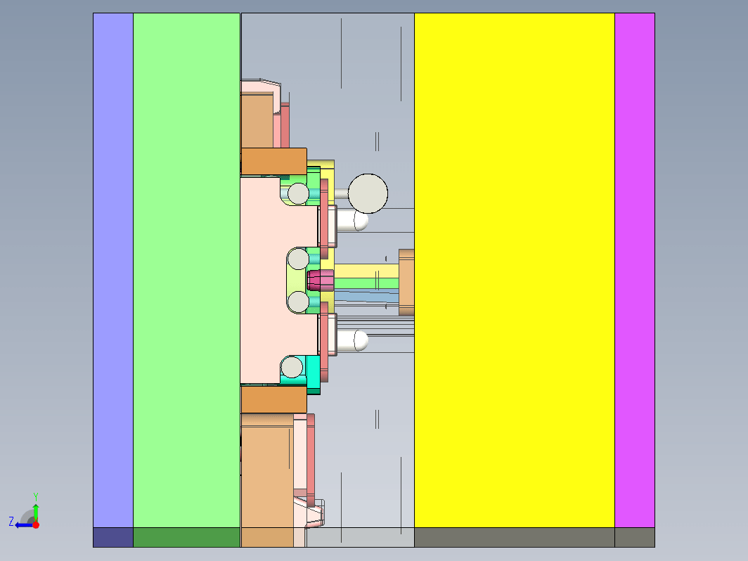 【18】头戴式耳机U形头箍模具3D图