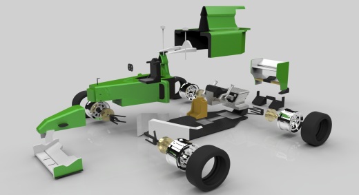简易Formula 1方程式赛车造型缩略图