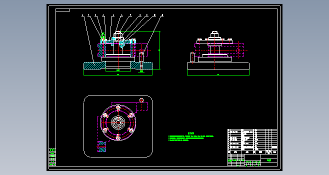 角形轴承座工艺及钻6-φ13孔夹具设计+CAD+说明