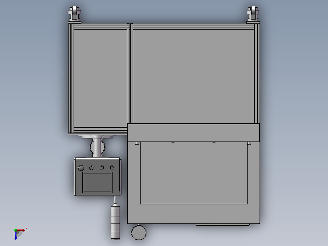 传感器真空灌胶机3D模型