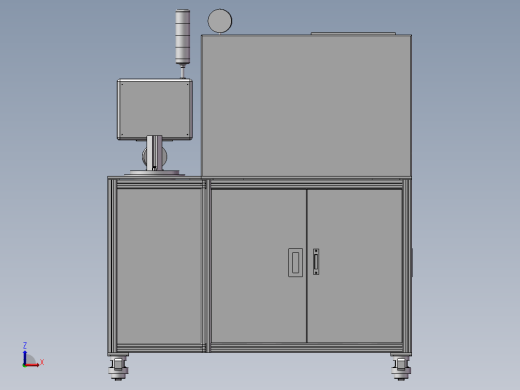 传感器真空灌胶机3D模型缩略图