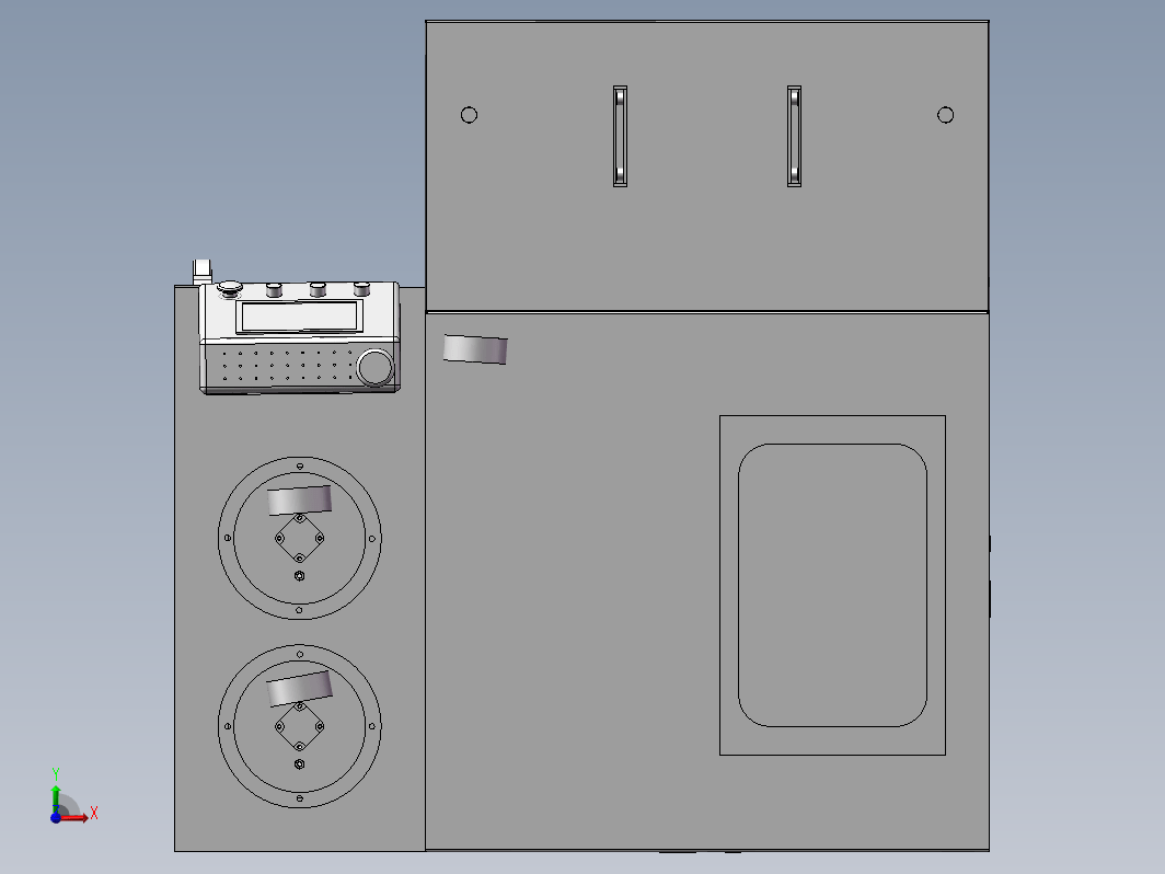 传感器真空灌胶机3D模型