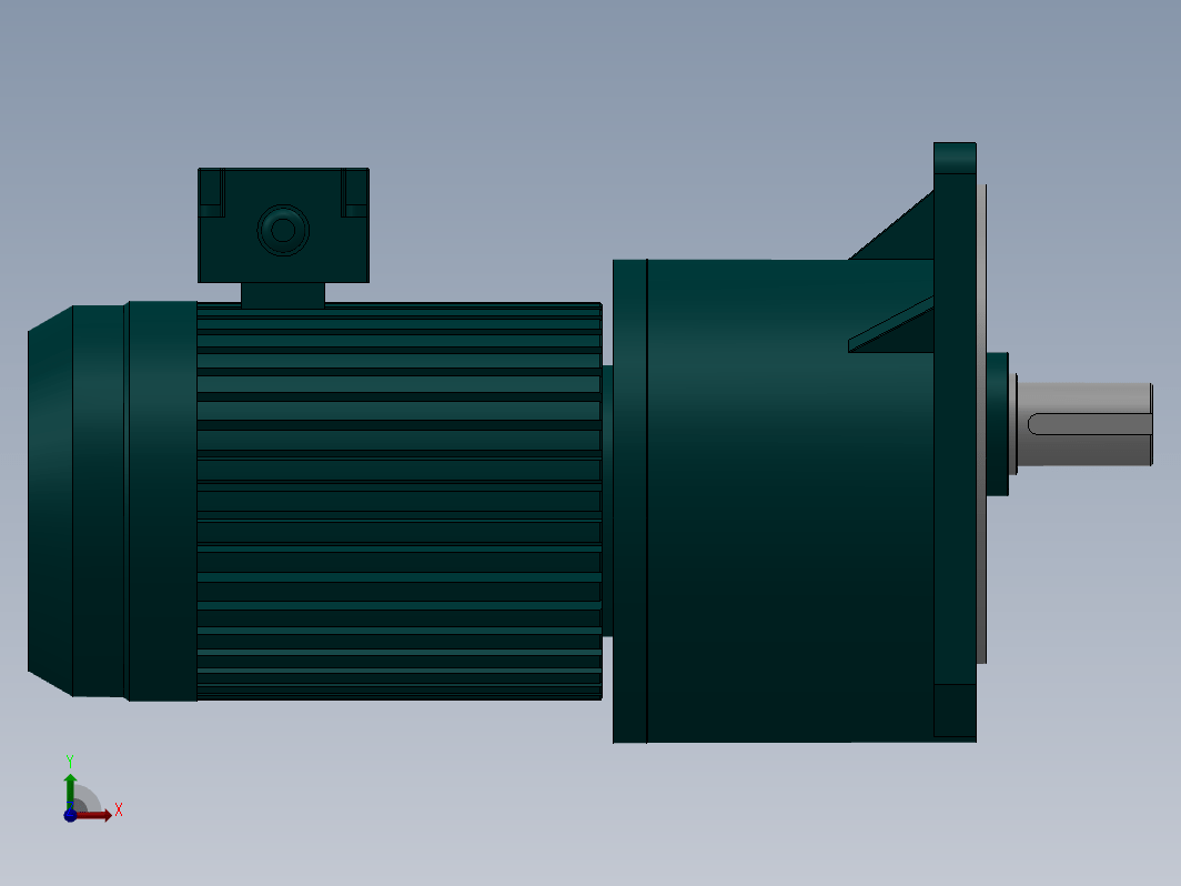 CV-40-2200-3～40立式三相铝壳(刹车)马达减速机[CV-40-2200-25-G3]