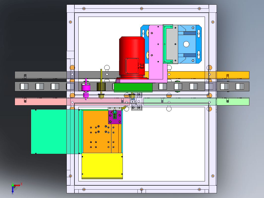 全自动精车机3D+工程图