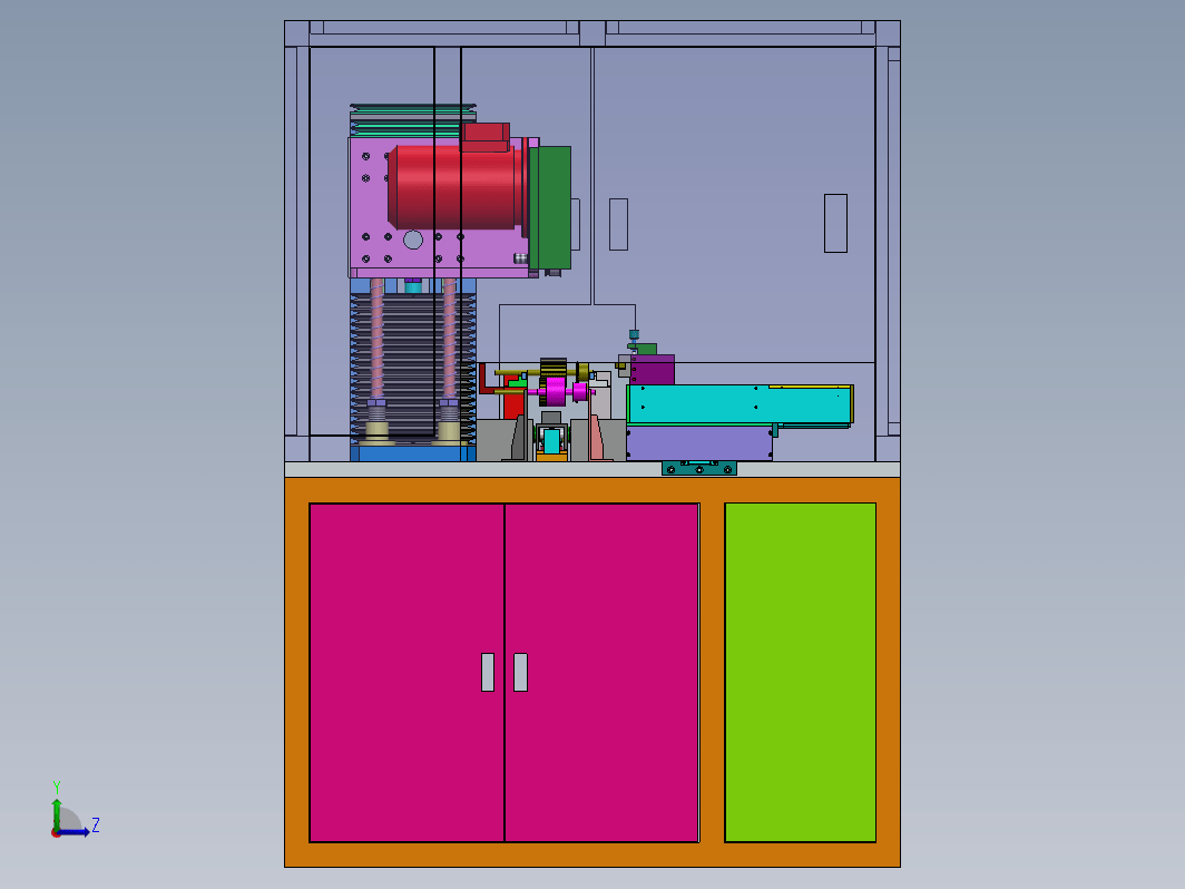 全自动精车机3D+工程图