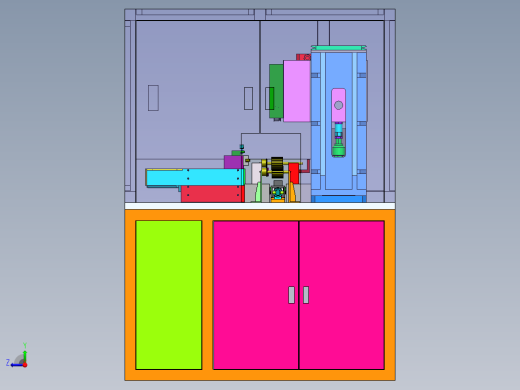 全自动精车机3D+工程图缩略图