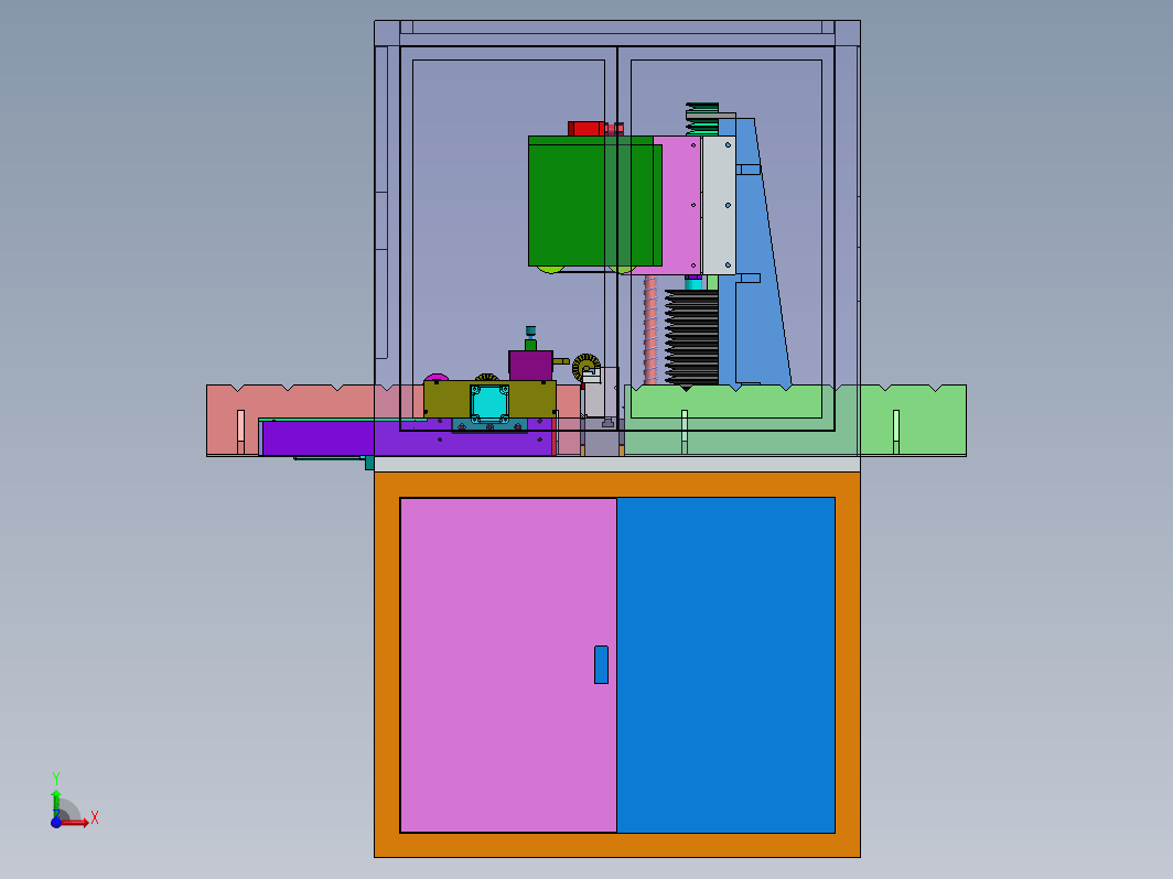 全自动精车机3D+工程图