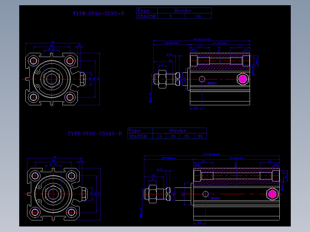 SDA气缸 83-STA-25-SW